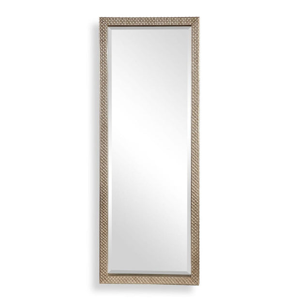 Uttermost Cacelia Antique Metallic Silver Diamond Studded Mirror