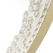 Uttermost Break The Ice Warm Champagne Iron Frame Round Mirror