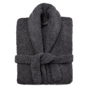Kashwere Ultra Plush Midnight Grey Signature Shawl Collar Robe