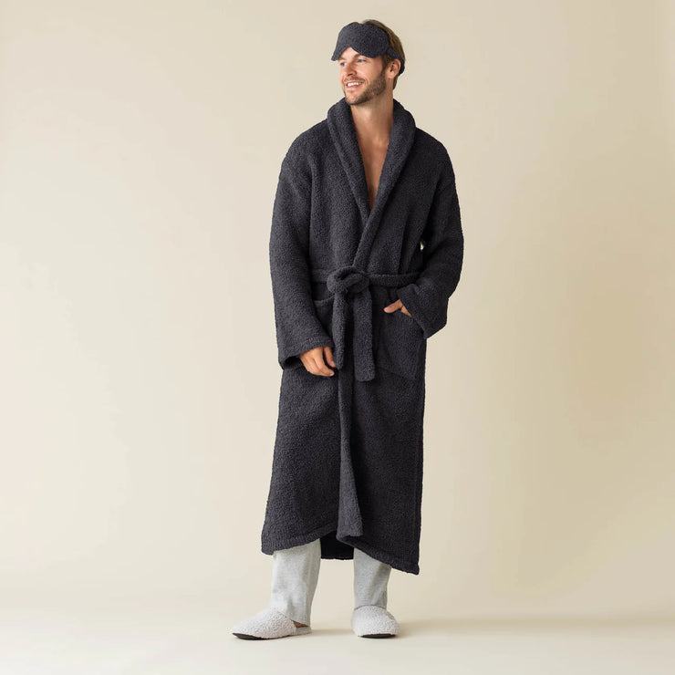 Kashwere Ultra Plush Midnight Grey Signature Shawl Collar Robe