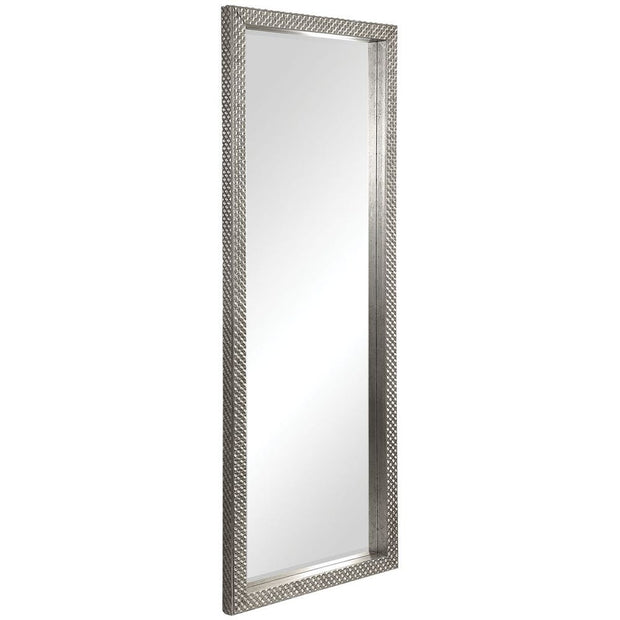 Uttermost Cacelia Antique Metallic Silver Diamond Studded Mirror