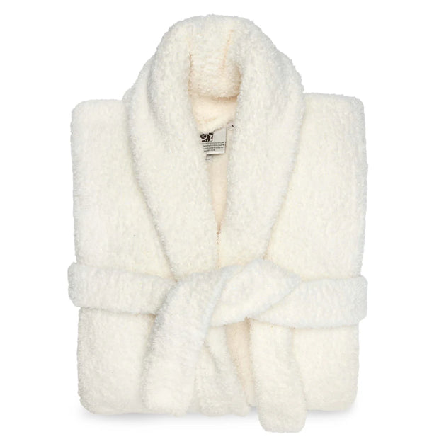 Kashwere Ultra Soft Signature Shawl Collar Robe Available In Malibu, White, Crème, Walnut, Soapstone, Pink, Walnut, Ice Blue, Midnight Grey and Black