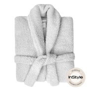 Kashwere Ultra Soft Signature Shawl Collar Robe Available In Malibu, White, Crème, Walnut, Soapstone, Pink, Walnut, Ice Blue, Midnight Grey and Black