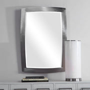 Uttermost Haskill Brushed Nickel Iron Mirror