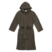 Kashwere Ultra Plush Dark Olive Signature Hooded Robe Chenilla Classic