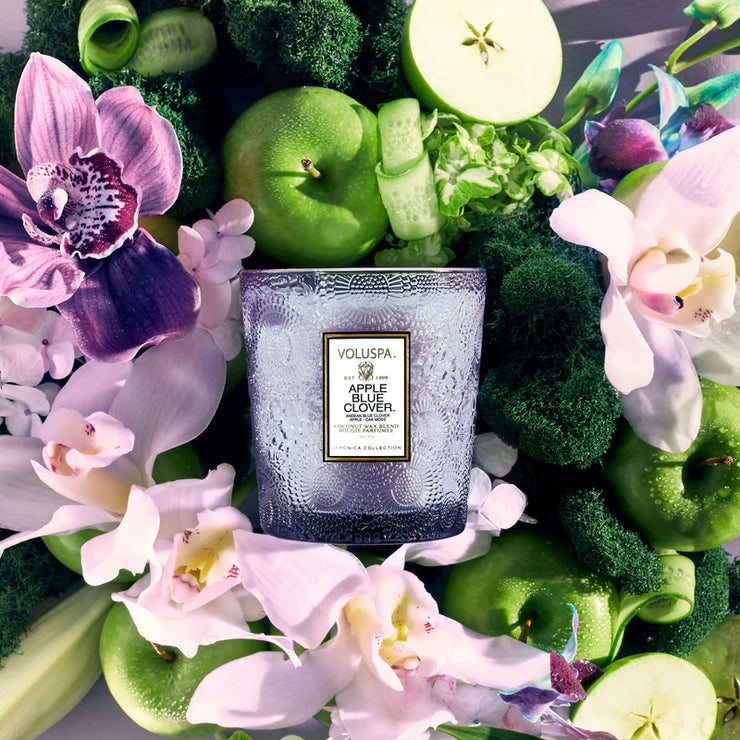 Voluspa Apple Blue Clover Classic Candle ~ 9oz