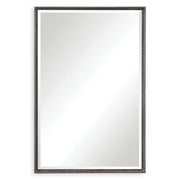 Uttermost Callan Distressed Rustic Black Vanity Mirror