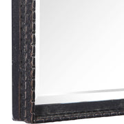 Uttermost Callan Distressed Rustic Black Vanity Mirror