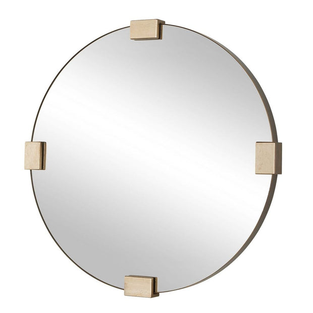 Uttermost Russo Travertine Round Mirror