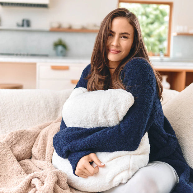 Kashwere Ultra Plush Navy Hampton Robe Chenilla Classic