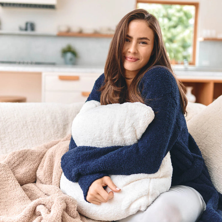 Kashwere Ultra Plush Navy Hampton Robe Chenilla Classic