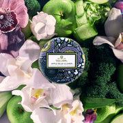 Voluspa Apple Blue Clover Mini Tin Candle ~ 4oz