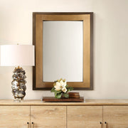 Uttermost Around The Bend Golden Bronze Mirror