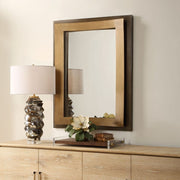 Uttermost Around The Bend Golden Bronze Mirror