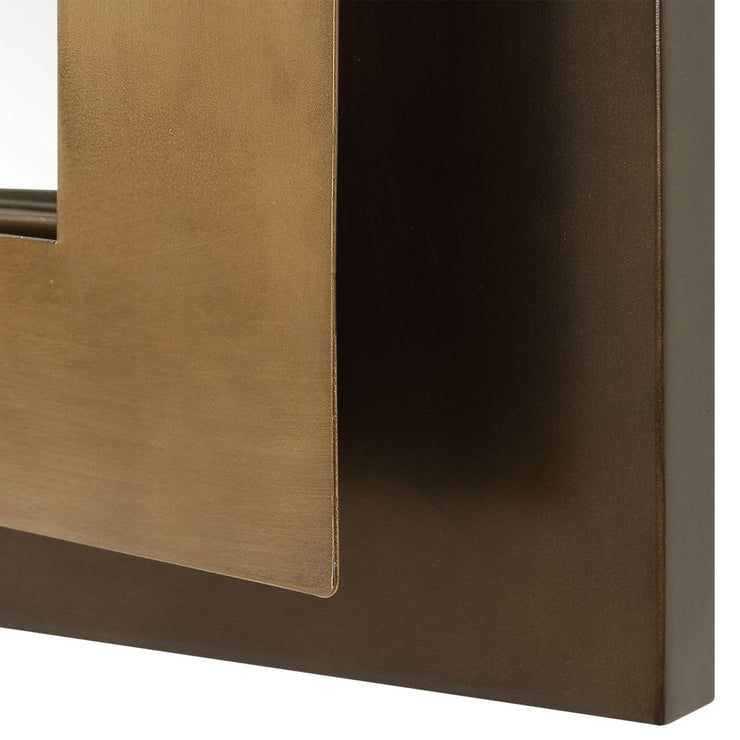 Uttermost Around The Bend Golden Bronze Mirror