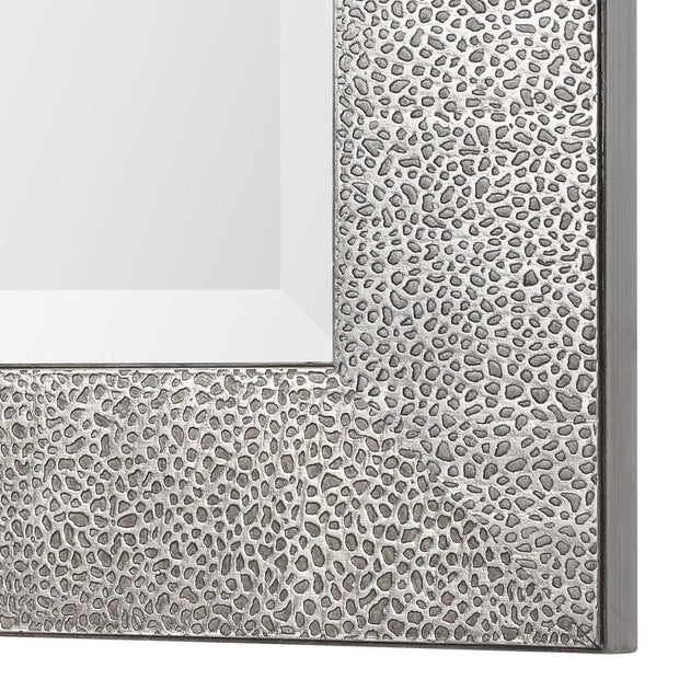Uttermost Tulare Textured Metallic Silver Mirror