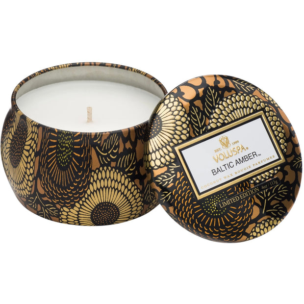 Voluspa Baltic Amber Mini Tin Candle
