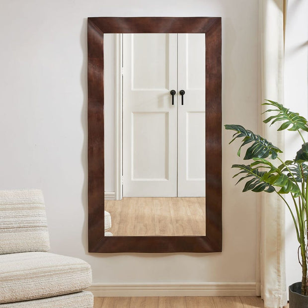 Uttermost Wrinkle Rich Dark Walnut Mirror
