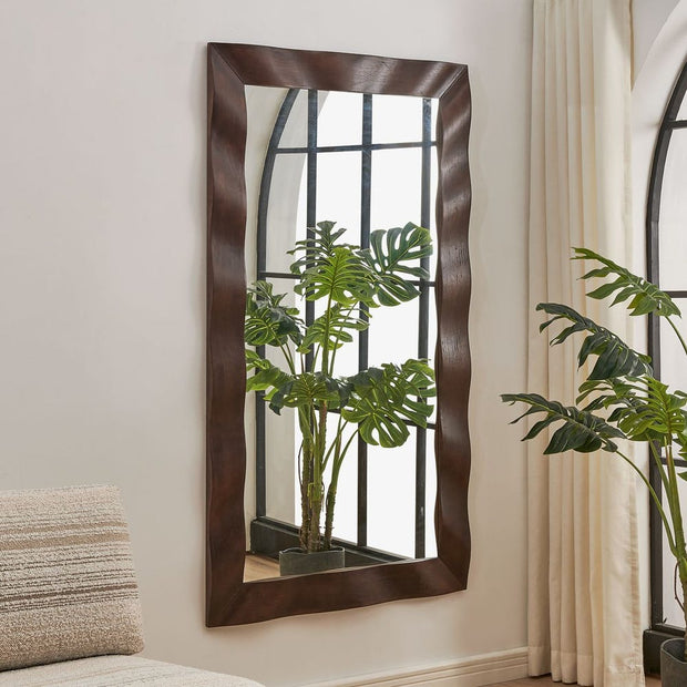 Uttermost Wrinkle Rich Dark Walnut Mirror