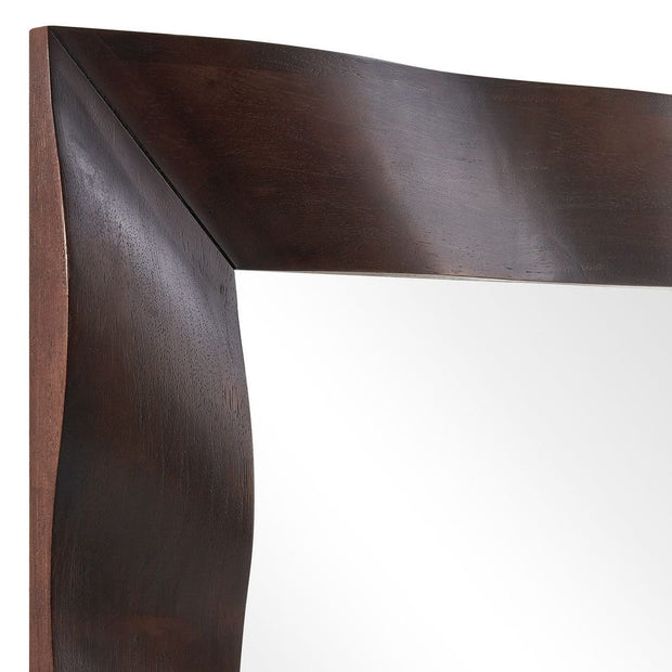 Uttermost Wrinkle Rich Dark Walnut Mirror