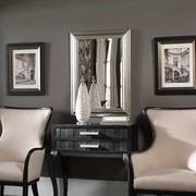 Uttermost Stuart Silver Leaf Gray Glaze Mirror