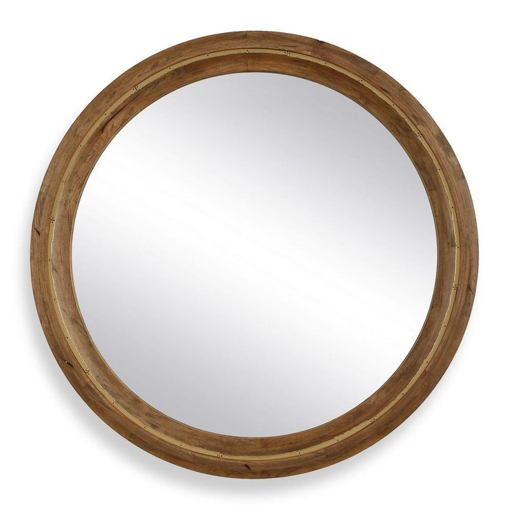 Uttermost Frontier Light Honey Mirror