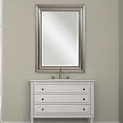 Uttermost Stuart Silver Leaf Gray Glaze Mirror