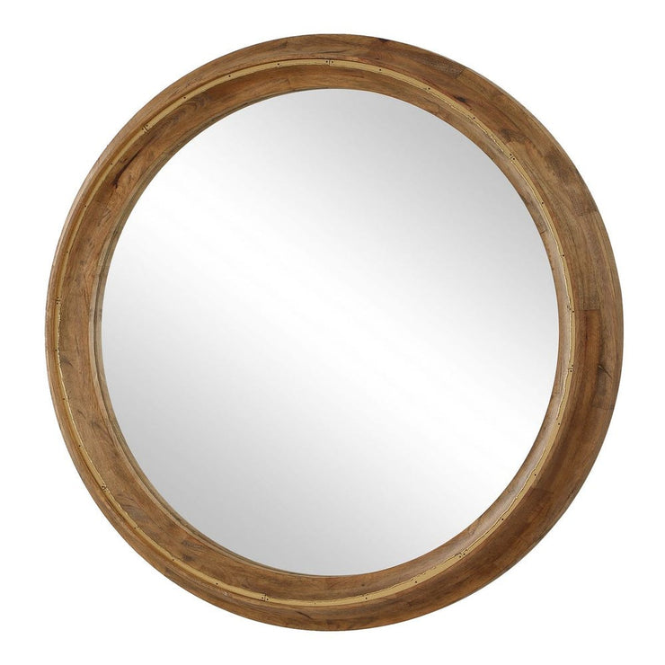 Uttermost Frontier Light Honey Mirror
