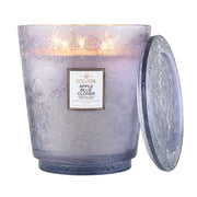 Voluspa Apple Blue Clover 5 Wick Hearth Candle ~123oz