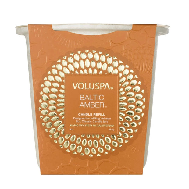 Voluspa Baltic Amber Classic Candle Refill