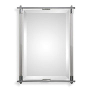 Uttermost Adara Ribbed Glass With Crome Mirror