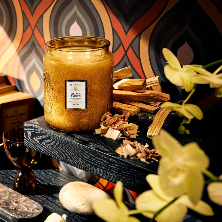 Voluspa Baltic Amber Luxe Jar Candle ~ 44 oz.
