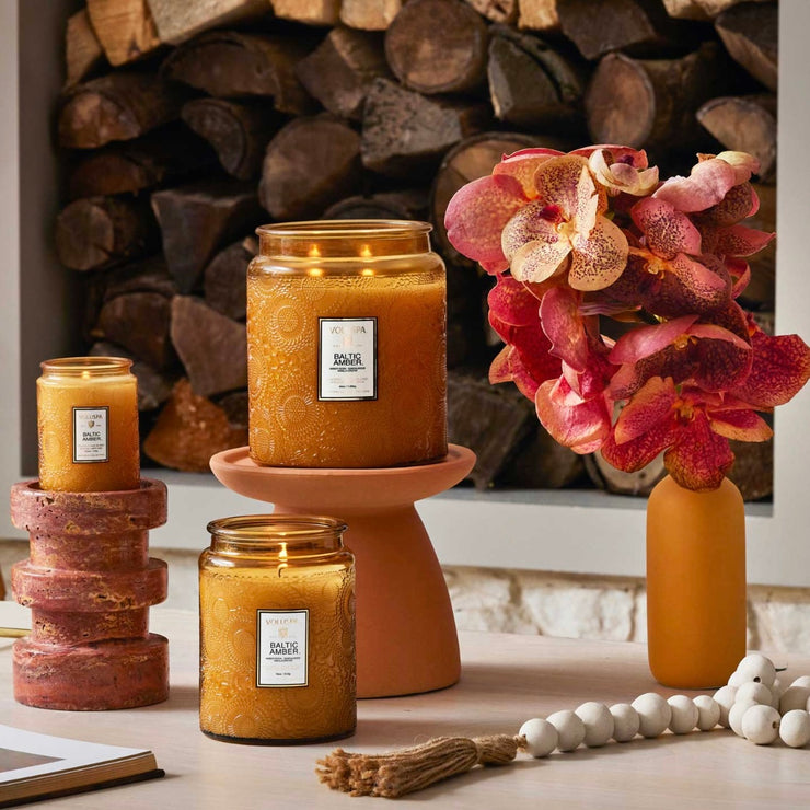 Voluspa Baltic Amber Luxe Jar Candle ~ 44 oz.