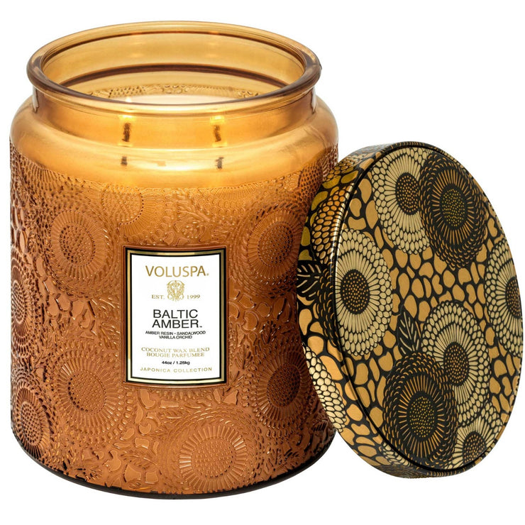 Voluspa Baltic Amber Luxe Jar Candle ~ 44 oz.