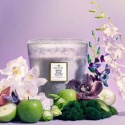 Voluspa Apple Blue Clover 5 Wick Hearth Candle ~123oz