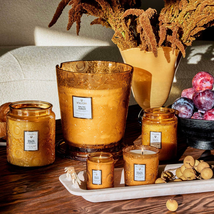 Voluspa Baltic Amber Luxe Jar Candle ~ 44 oz.