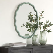 Uttermost Isly Robbin’s Egg Blue Oval Mirror