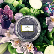 Voluspa Apple Blue Clover Chawan Bowl Candle ~14oz