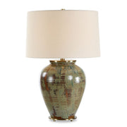 Uttermost Olisa Earthy Toned Table Lamp With Off- White Shade