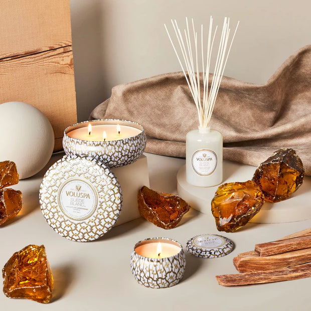 Voluspa Suede Blanc Reed Diffuser