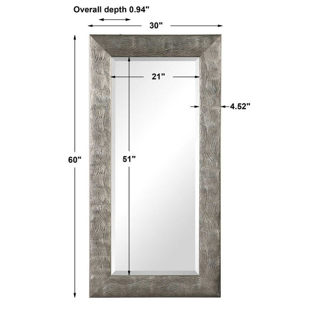 Uttermost Maeona Wavy Teaxtured Mirror