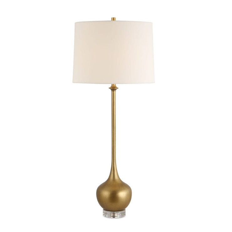 Uttermost Good As Gold Buffet Lamp With White Linen Shade