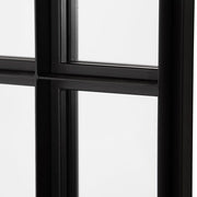 Uttermost Atticus Satin Black Iron Mirror