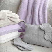 Kashwere Ultra Plush Iris Travel Blanket & Pouch
