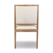 Four Hands Glenview Dining Armchair ~ Essence Natural Fabric With Weathered Oak Finish