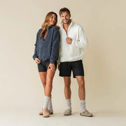 Kashwere Lounge Ultra Soft Oyster & Bone Heathered Spa Socks