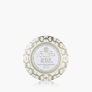 Voluspa Suede Blanc Mini Tin Candle~4oz