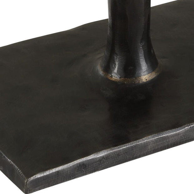 Uttermost Puncture Rustic Bronze Cordless Buffet Lamp