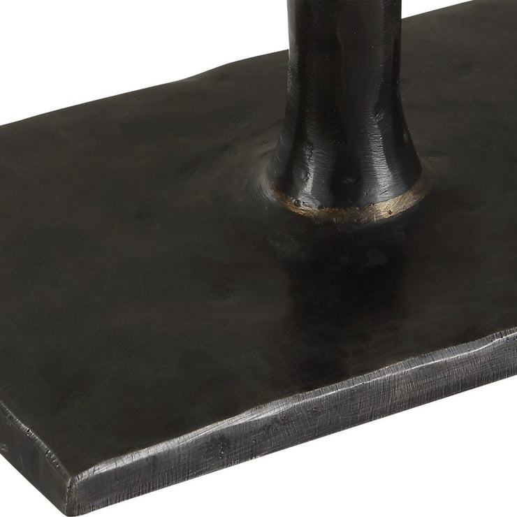 Uttermost Puncture Rustic Bronze Cordless Buffet Lamp