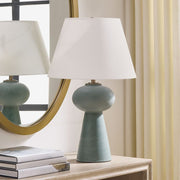 Uttermost Elwyn Light Dusty Blue Glaze Table Lamp